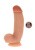 Get Real Silicone Dildo 7 inch w Balls - Силиконовый фаллоимитатор с мошонкой, 18х3.5 см (телесный) - sex-shop.ua